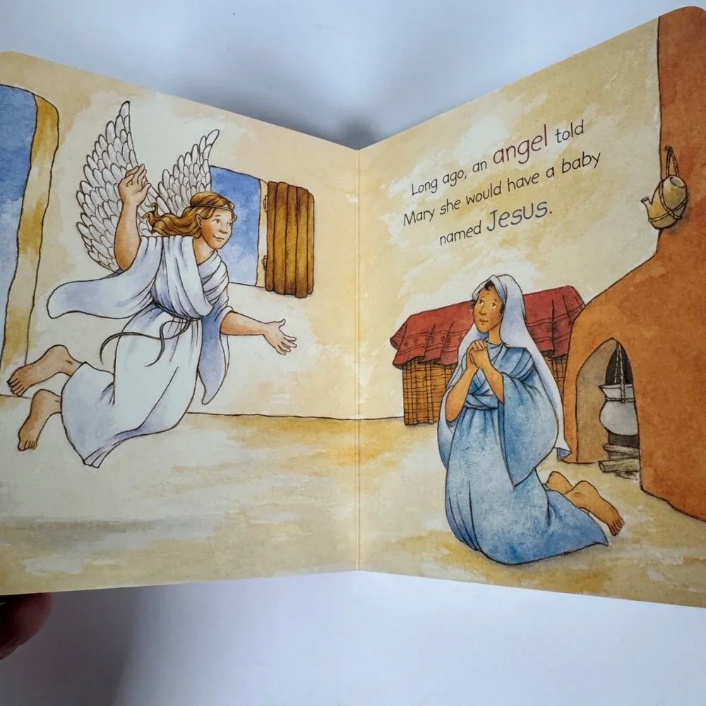 Lot 2 Christmas Board Books God Gave Us Christmas +‎ The Story of Christmas Kids